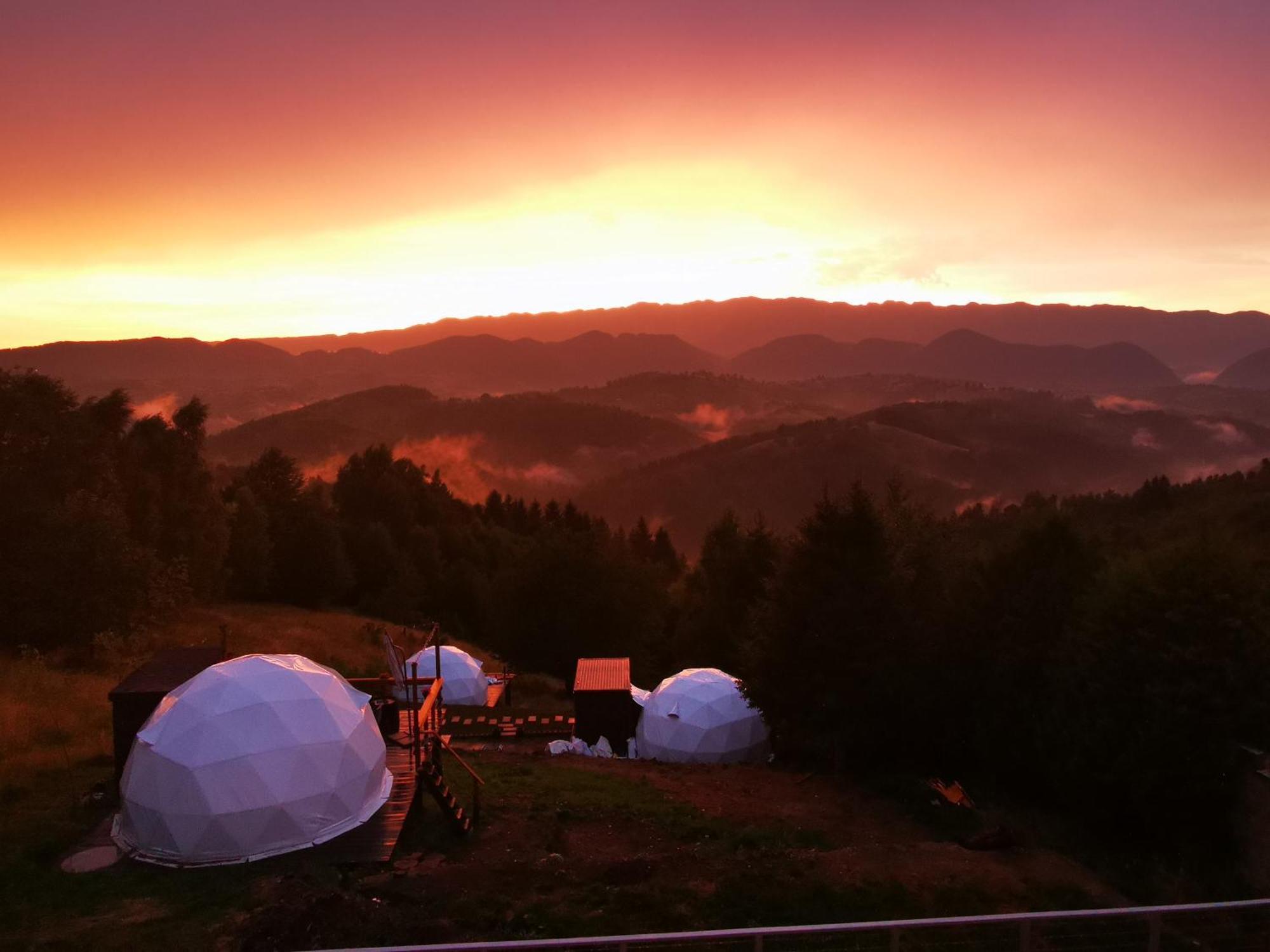 Glamping Zazen Hotel Drumu Carului ภายนอก รูปภาพ